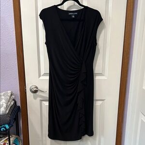 American Living Elegant Black Midi Dress